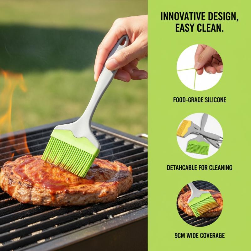 1PC Extra Large Silicone Basti - Pastry Brush Silicone ulasan dan harga