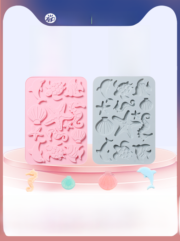 New Ocean Life 3D Silicone Bak - Kitchen And Baking Life ulasan dan harga