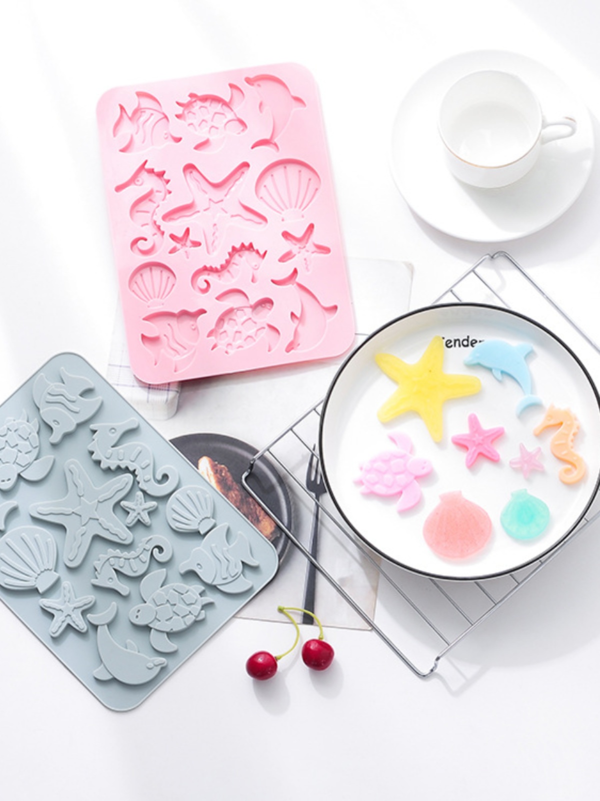 New Ocean Life 3D Silicone Bak - Kitchen And Baking Life ulasan dan harga