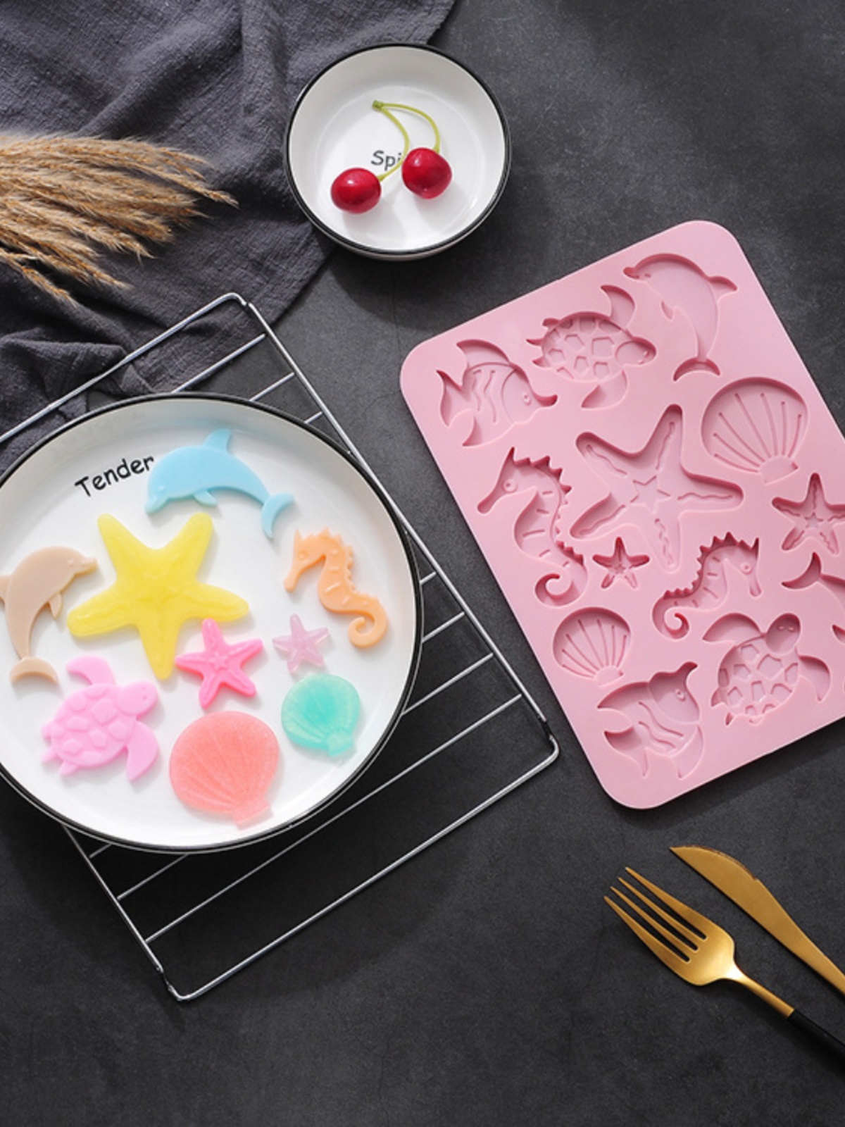 New Ocean Life 3D Silicone Bak - Kitchen And Baking Life ulasan dan harga