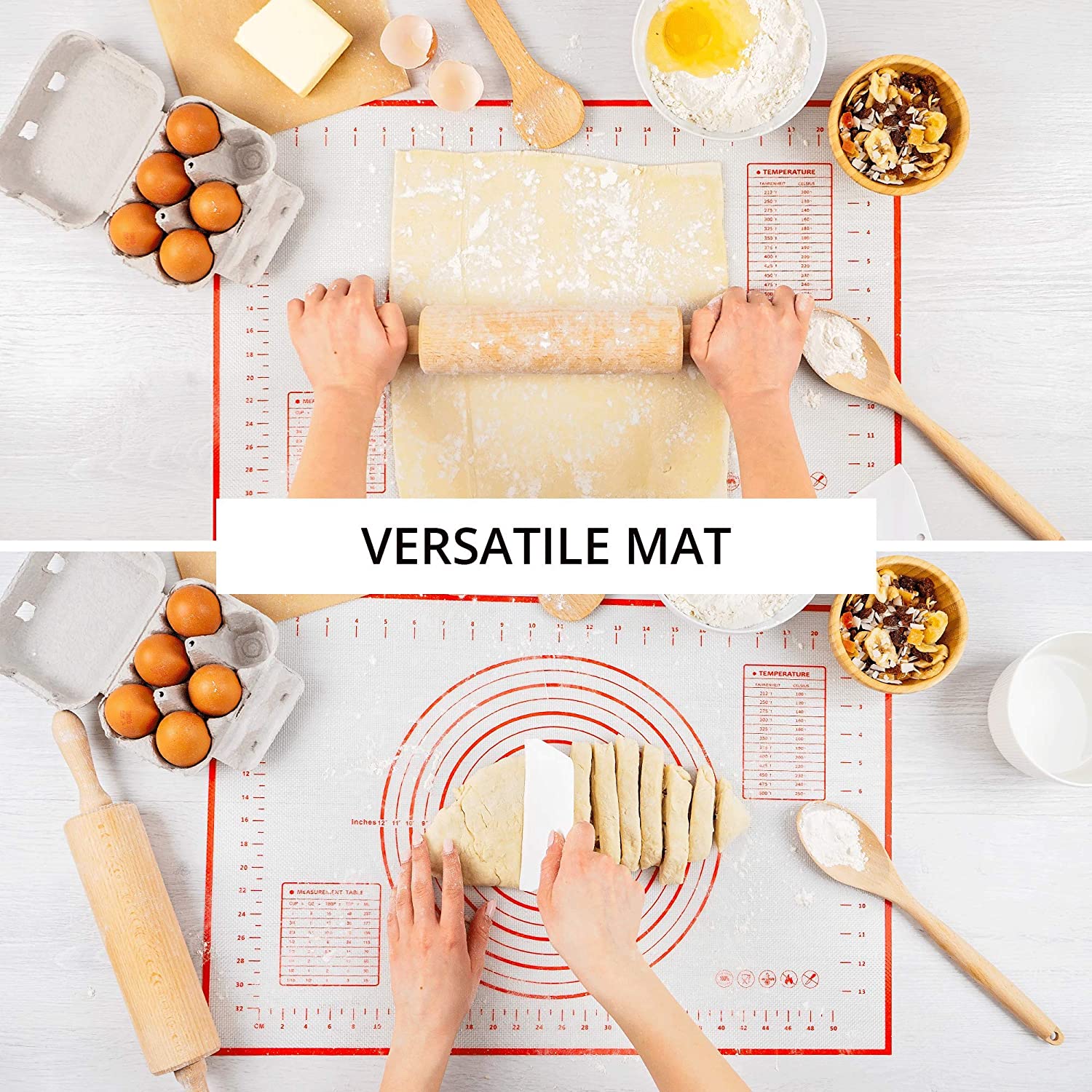 80/70/60cm Large Silicone Baki - Kitchen Roll Baking ulasan dan harga